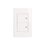 Placa 2 Apagador Sencillo Lucek Blanco BA023B