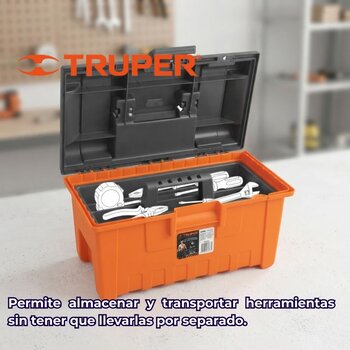 Caja para Herramienta Truper Naranja 19 pulg