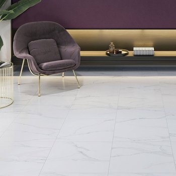 Piso Zermatt White Daltile 60x60 cm Rectificado