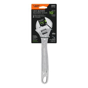 Llave Perica Cromada Truper 10 pulg