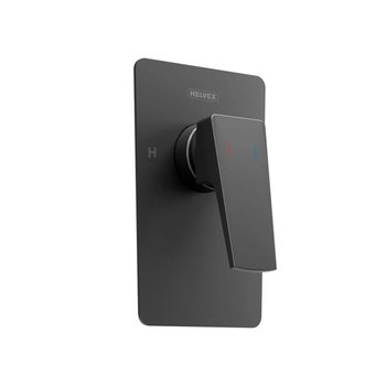 Llave Monomando regadera tina Spiga sin desviador ébano Helvex