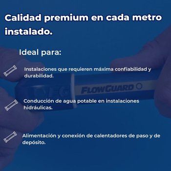 Tubo CPVC Flowguard Gold pulg x 6.10 m