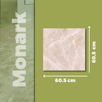 Piso Monark Beige Daltile 60.5 x 60.5 cm