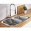 Fregadero A31209AR marca Eb Técnica 81.2 x 52 cm Alessia