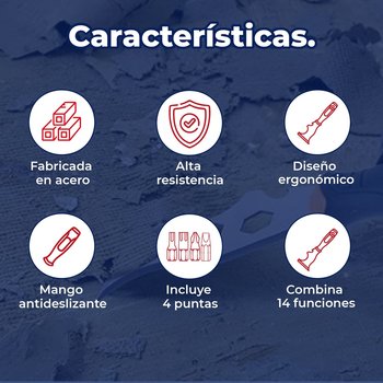 Espátula Multifuncional Pro 14 en 1 Para Pintor Byp