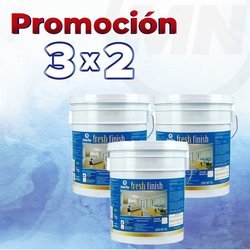 Paquete 3 X 2 Pintura Fresh Finish