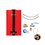 Calentador Paso 16 L Rojo Gas LP Incluye Kit de Instalación