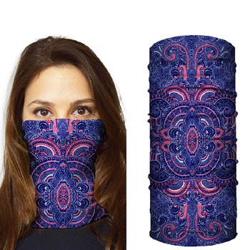 Bandana Paisley Azul Rosa Miel