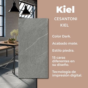Piso Kiel Dark Cesantoni 60x120 cm Rectificado