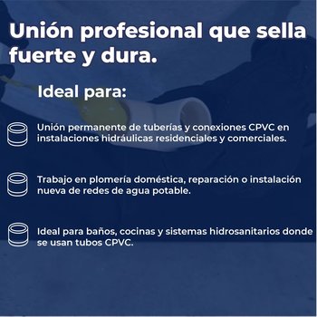 Pegamento Para CPVC Presto Yellow Gold 1/8 118 ml