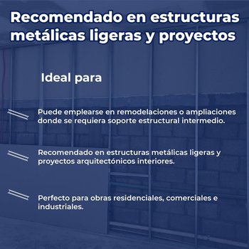 Poste Viga Calibre 20 6.35X3.05 M