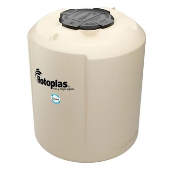 Tinaco Rotoplas Beige 2000 L c/herrajes y Filtro 1.60 X 1.36