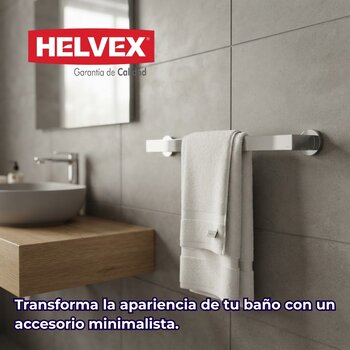 Toallero de barra Para Baño Spiga cromo SPG-105 Helvex