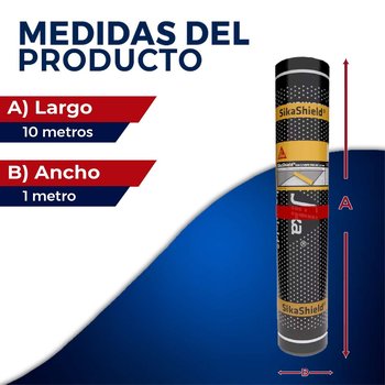 Imper prefabricado APP Sikashield 4.5mm F PL gravilla roja