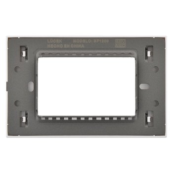 Placa Ciega Lucek Flat Negro