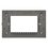 Placa Ciega Lucek Flat Negro