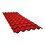 Lámina Galvateja Pintro Cal 26 1 x 3.05 ml Rojo Janitzio