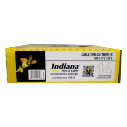 Cable Eléctrico Blanco Rollo de 100 M Calibre 14 THW-LS