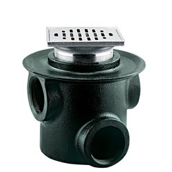 Coladera Tres Bocas Helvex Rejilla Cuadrada Coladera Tres Bocas Helvex Rejilla Cuadrada