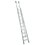 Escalera Aluminio Cuprum Convertible 21 Peldaños