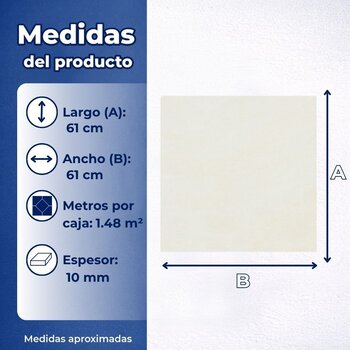 Piso Aranza Tipo Mármol Cesantoni 61x61 cm Rectificado
