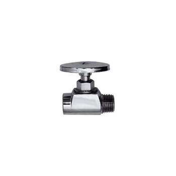 Llave Angular Cromada 013 x 013 mm ½ x ½ Rugo