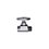 Llave Angular Cromada 013 x 013 mm ½ x ½ Rugo