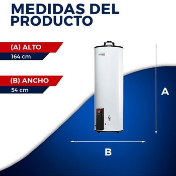 Calentador Depósito Trad Maximus 200 L Gas LP