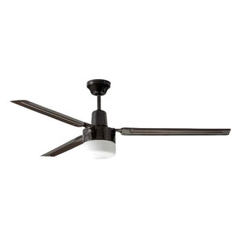 VENTILADOR INDUSTRIAL TORBELLINO NEGRO 54 in CON LUZ 3 ASPAS