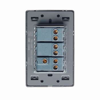Placa 3 Apagador Lucek BP033MA