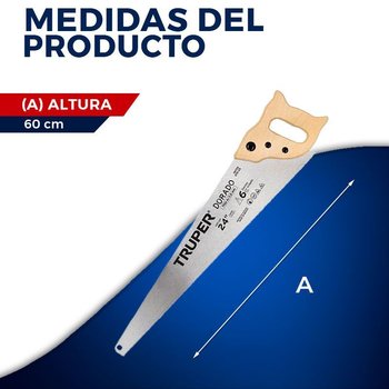 Serrucho Dorado Truper 24 pulg