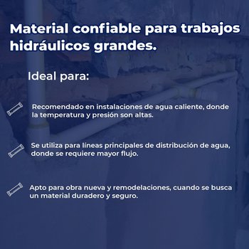 Tubo CPVC Iusa 2 pulgadas x 6.10 m