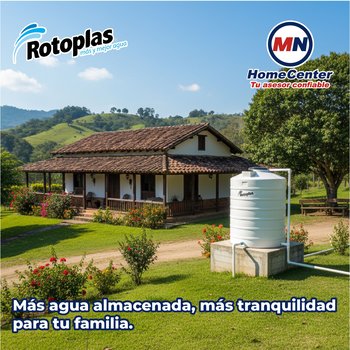 Tanque Rotoplas Blanco 5000 l Estándar