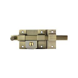 Cerradura de Barra Dexter Latón Antiguo Derecha