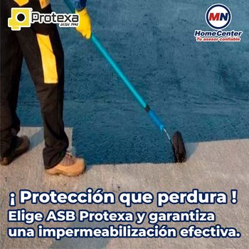 Impermeabilizante Asfáltico Negro Base Agua ASB Protexa 19 Lt
