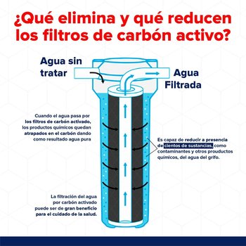 Cartucho Repuesto Carbón Activado Primario OI Rotoplas