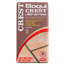 Boquilla con arena 10 kg Crest color barro