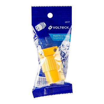 Contacto Industrial Plástico Volteck 2 Polos + Tierra