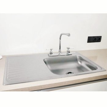 Fregadero K101 marca Eb Técnica 101 x 54 cm Acero Inoxidable
