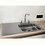 Fregadero K101 marca Eb Técnica 101 x 54 cm Acero Inoxidable