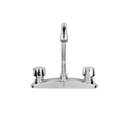 Llave Mezcladora 8" al Piso Para Fregadero con Cubierta Rugo 8IC