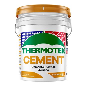 Cemento Acrílico Blanco Thermotek 19 Lt