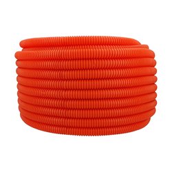 POLIDUCTO NARANJA FLEX CORRUG C/GUIA 13 MM 1/2 50 M