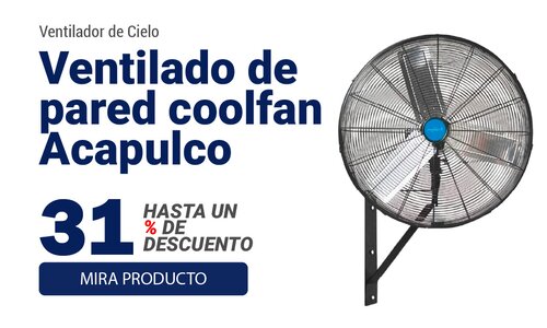 Ventilado de Pared Coolfan Acapulco