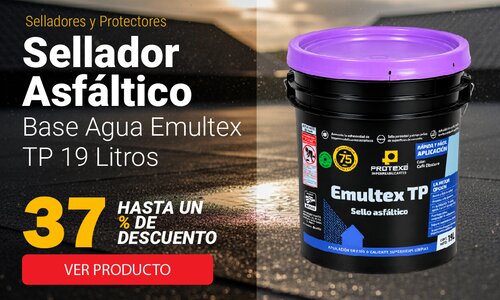 Sellador Asfáltico Base Agua Emultex TP 19 Lt