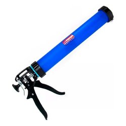 Pistola Para Silicón Tipo Salchicha Translúcida Azul Industrial