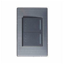 Placa 2 Apagadores Lucek BP09MA