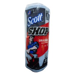 toallas trabajo scott 27.94 cms azul