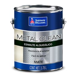 Esmalte Mate Metal Clean Blanco 3.78L