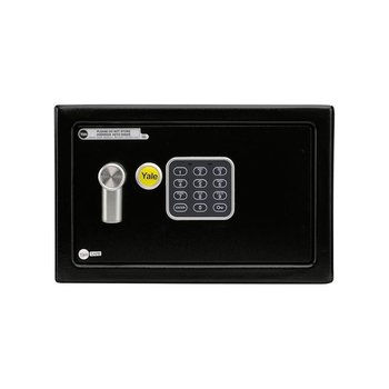 Caja Fuerte de seguridad Yale Negra 20x31x20 cm